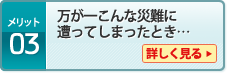 メリット３ 万が一こんな災難に遭ってしまったとき